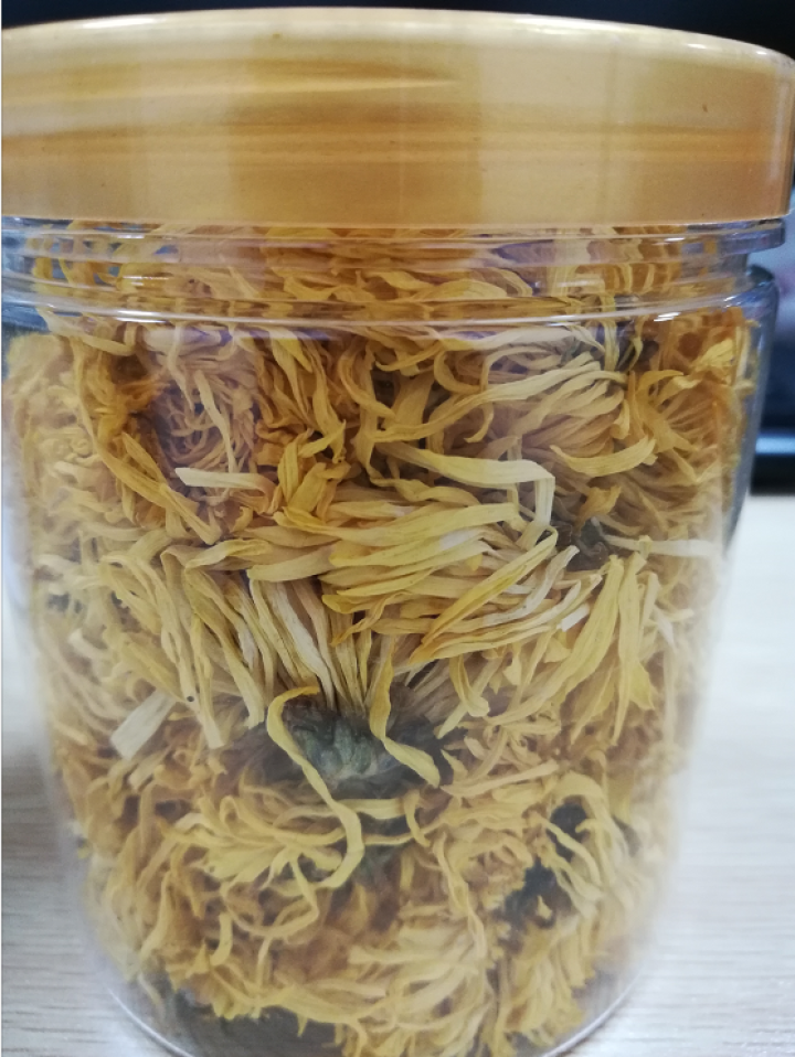 【买2送2再送杯】菊花茶 金丝皇菊 一朵一杯50朵罐装 可搭特级散装皇菊胎菊王花草茶去火下火降火茶 金丝皇菊25g（50,第3张