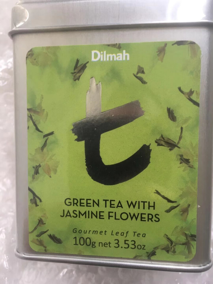 Dilmah迪尔玛（T系列）罐装散装茶叶斯里兰卡进口 茉莉绿茶（效期至2021.10）怎么样，好用吗，口碑，心得，评价，试用报告,第2张