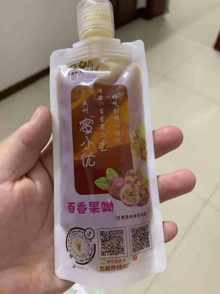 国蜜百哆味 蜂蜜 百香果蜂蜜 孕妇儿童蜂蜜 天然成熟百香果蜂蜜袋装便携装 百香果味怎么样，好用吗，口碑，心得，评价，试用报告,第4张