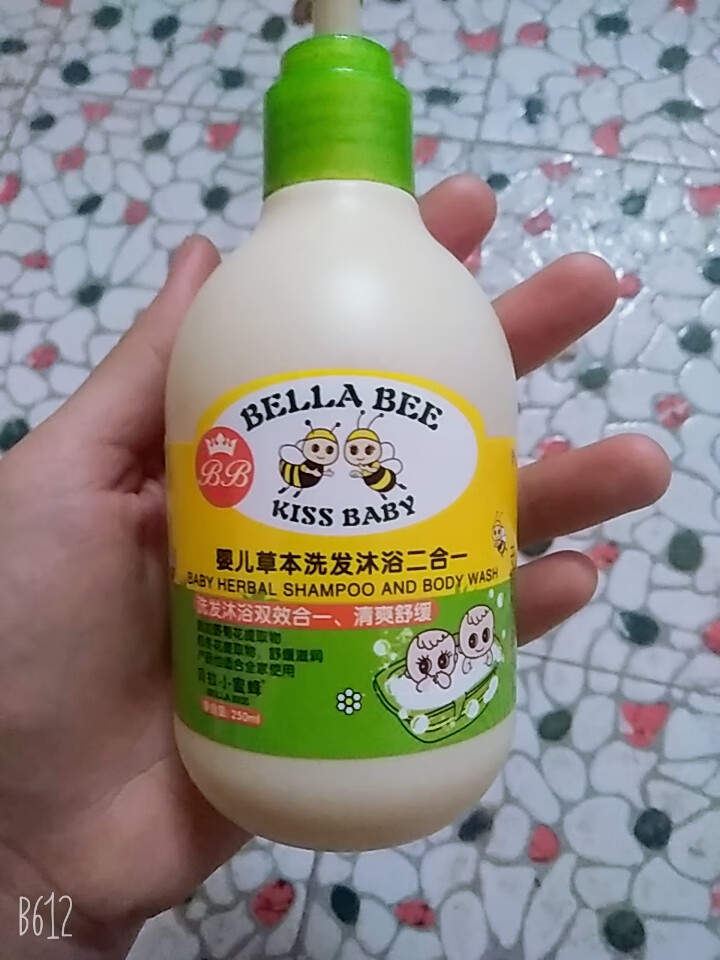 贝拉小蜜蜂（BELLA BEE）儿童草本沐浴露 宝宝洗护肤用品 洗发沐浴二合一BL,第2张