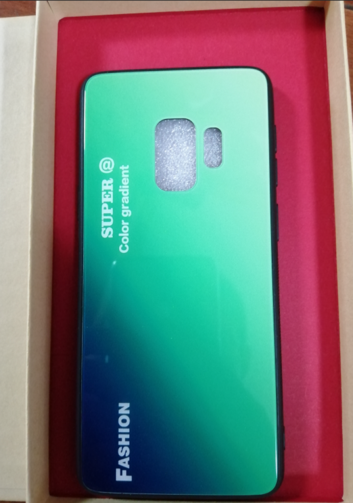 驰爵 三星GALAXY S9+手机壳玻璃全包盖乐世s9软边硅胶保护套SM/G9600/G9650潮牌 三星S9【海青绿】怎么样，好用吗，口碑，心得，评价，试用报,第3张