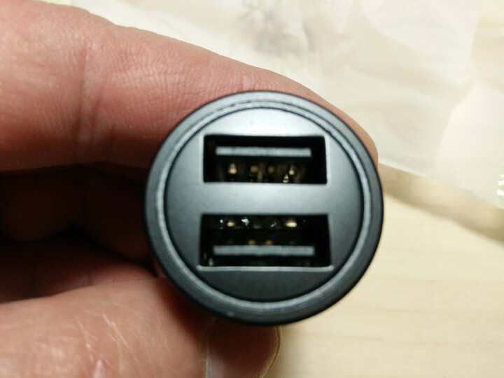 C派iPhone苹果华为小米车载充电器闪充双USB迷你车充QC3.0 PD快充手机车用多功能点烟器 A款极光黑(铝合金机身,第5张