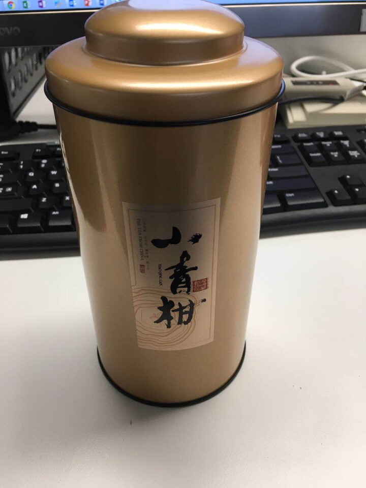 吉妮茗香 新会 小青柑普洱茶 宫廷普洱茶 熟茶茶叶 小青柑柑普茶 金色单罐150克怎么样，好用吗，口碑，心得，评价，试用报告,第2张