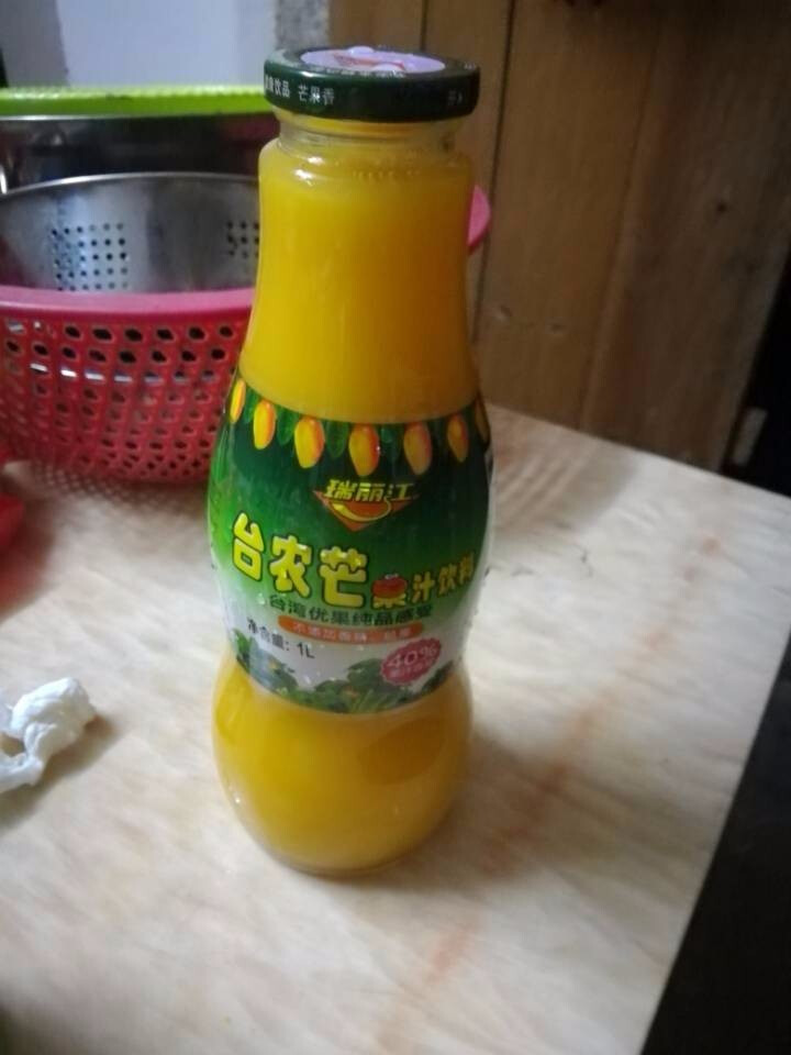 【云南馆】瑞丽江台农芒果汁饮料云南特产瓶装1L怎么样，好用吗，口碑，心得，评价，试用报告,第2张