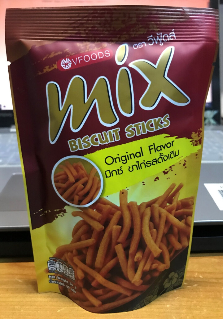 泰国进口VFOODS MIX香辣味脆脆条30g*8袋多口味咪咪虾条薯条膨化零食组合 脆脆条香辣鸡味4袋+香辣味2袋+原味2袋怎么样，好用吗，口碑，心得，评价，试,第2张