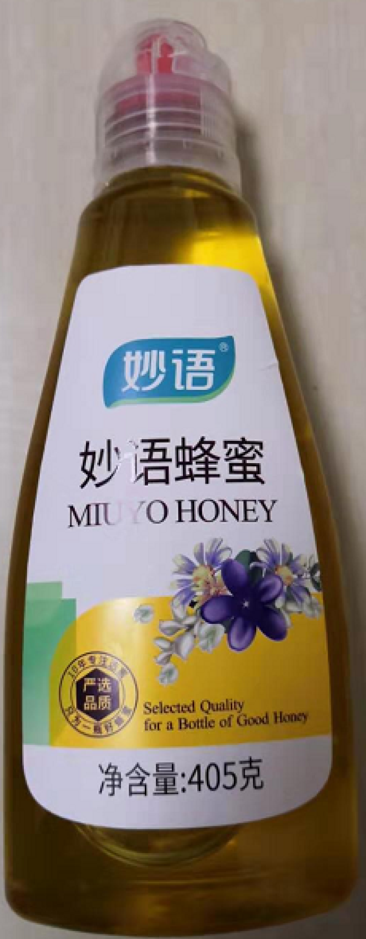 妙语（MiuYo）纯净天然农家自产土取蜂蜜 405g*1瓶怎么样，好用吗，口碑，心得，评价，试用报告,第2张