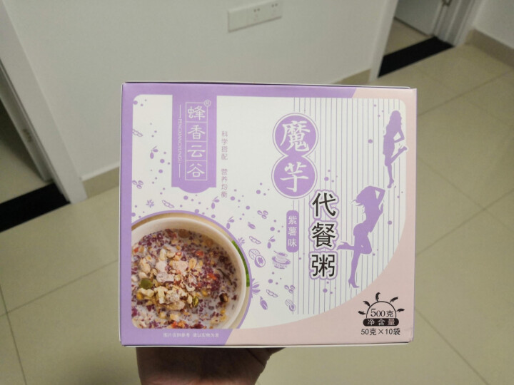 蜂香云谷 魔芋代餐粥 紫薯味五谷早餐粥代餐小袋装500g(50g*10)怎么样，好用吗，口碑，心得，评价，试用报告,第2张