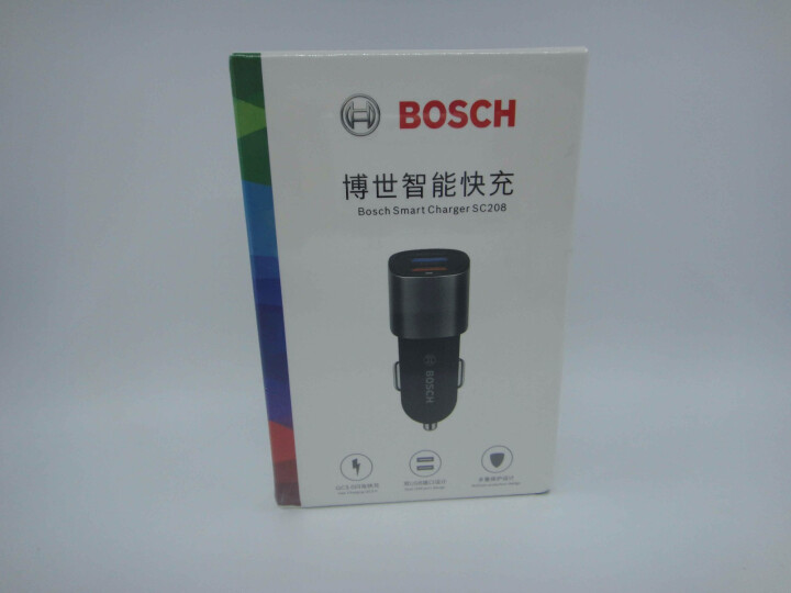 博世(BOSCH)车载充电器快充版QC3.0双口输出智能温度控制7重安全保护兼容iOS&Androi 一拖二车充SC208怎么样，好用吗，口碑，心得，评价，试用,第2张