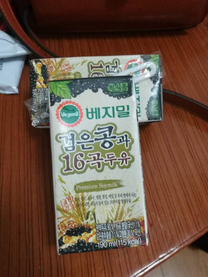 韩国进口 倍吉美尔16谷物黑豆豆奶营养豆乳 190ml*2（体验装）怎么样，好用吗，口碑，心得，评价，试用报告,第3张