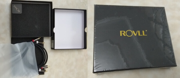 罗孚（ROVLL）3.5mm转双莲花RCA 公对公音频线 2RCA公对公音频线二对二双莲花转接线 2RCA转2RCA【纯铜黑色】 1米怎么样，好用吗，口碑，心得,第3张