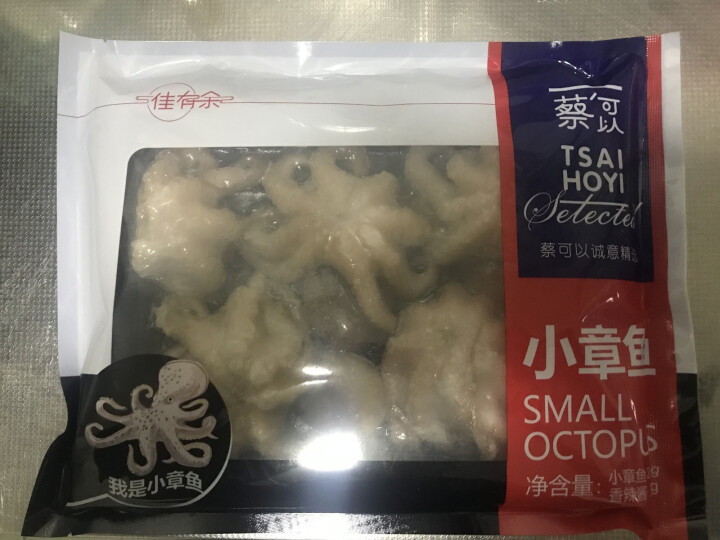 蔡可以 冷冻小章鱼小八爪鱼 250g 5,第2张