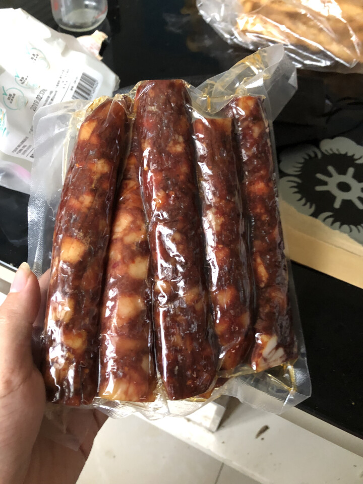 农老九  麻辣香肠贵州黎平特产农家制作烟熏香肠500g怎么样，好用吗，口碑，心得，评价，试用报告,第4张