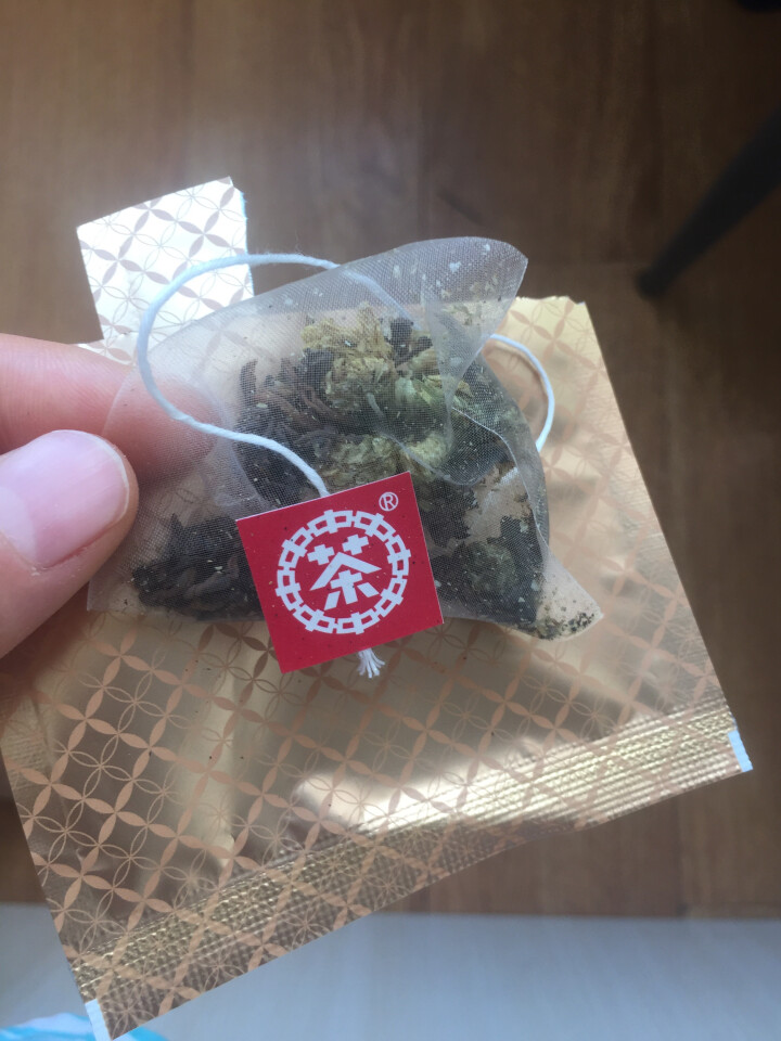 中茶清茶菊花普洱茶 茶叶袋泡花草茶10包一盒25g 菊花普洱试用装(1袋)怎么样，好用吗，口碑，心得，评价，试用报告,第4张