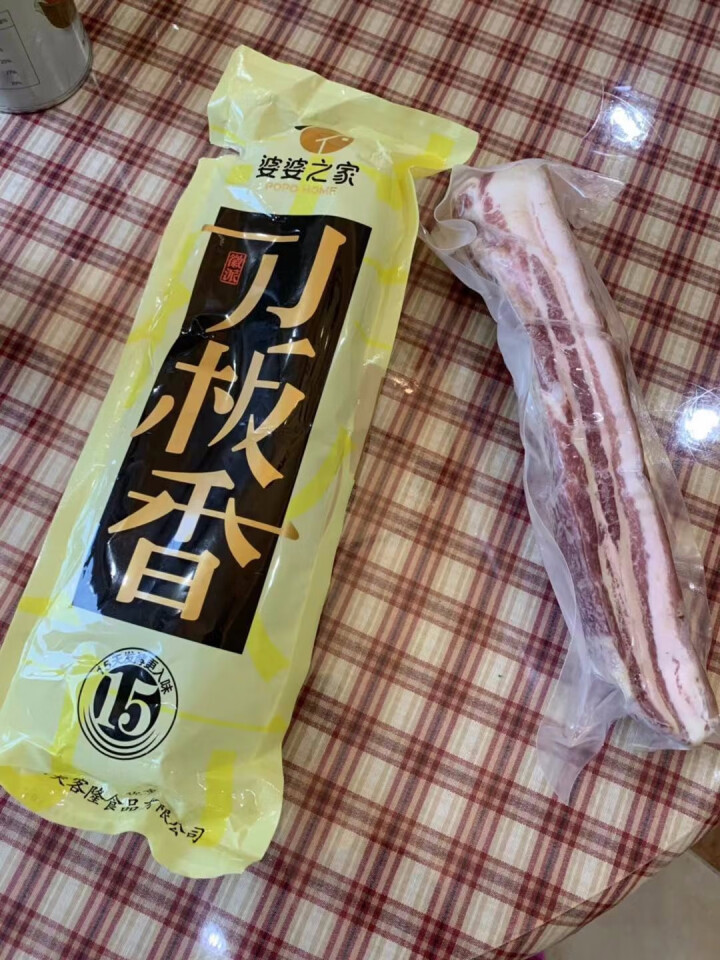 婆婆之家 徽菜刀板香 腌制腊肉安徽黄山特产 猪腿肉五花咸肉熟食腊味 400g 一袋装怎么样，好用吗，口碑，心得，评价，试用报告,第2张