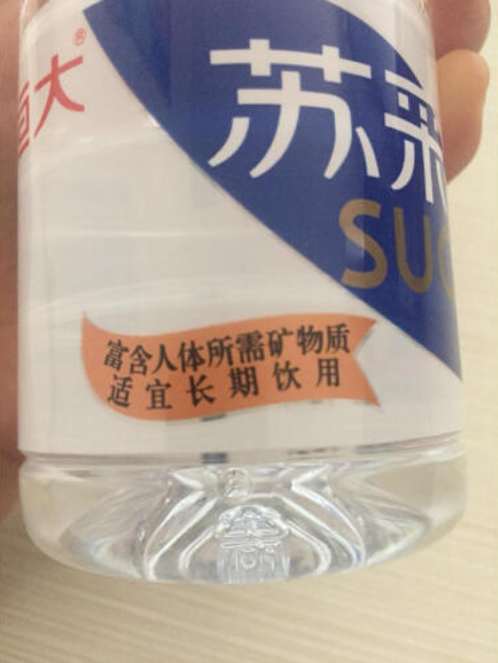 恒大 苏采天然矿泉水 饮用水 非纯净水 个性瓶身高颜值 500ml*1瓶怎么样，好用吗，口碑，心得，评价，试用报告,第3张