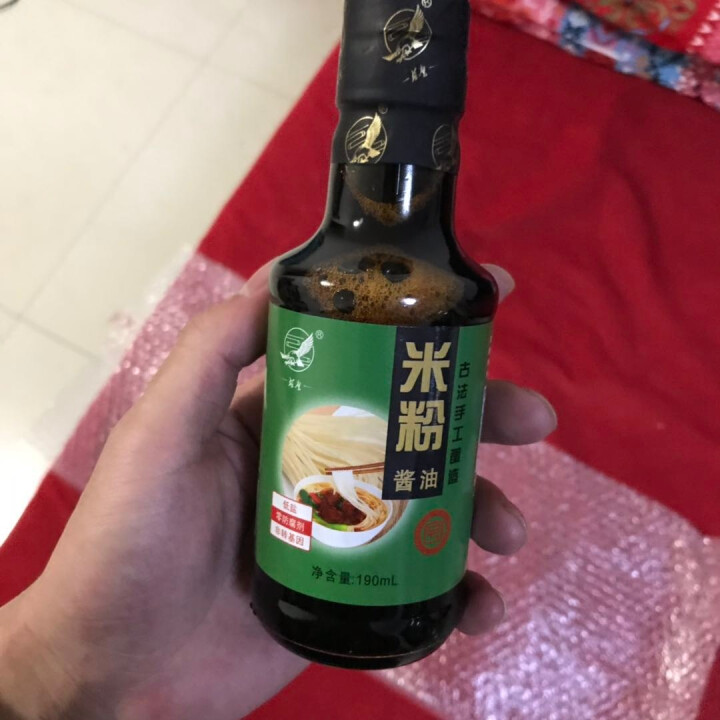 雄鹰米粉生抽酱油190ml早餐拌粉拌面酱油调味调料天然晒制古法手工酿造酱油不含防腐剂零添加怎么样，好用吗，口碑，心得，评价，试用报告,第4张