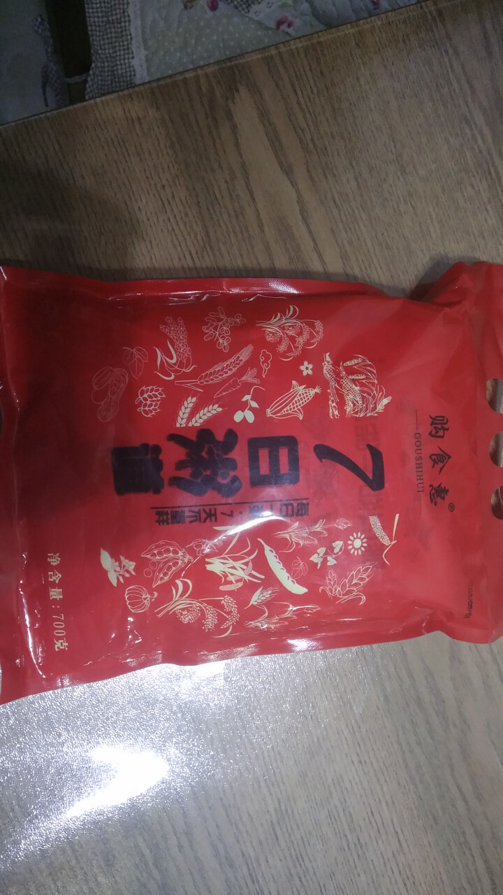 购食惠 7日粥道 五谷杂粮 粥米 7种700g（粥米 粗粮 组合 杂粮 八宝粥原料）怎么样，好用吗，口碑，心得，评价，试用报告,第2张