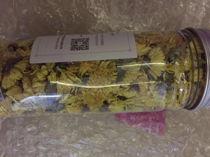 新婺正宗婺源特产晓起皇菊一朵一杯徽州大朵去火贡菊花茶罐装散装 约60朵/罐 【买1发2罐】怎么样，好用吗，口碑，心得，评价，试用报告,第6张