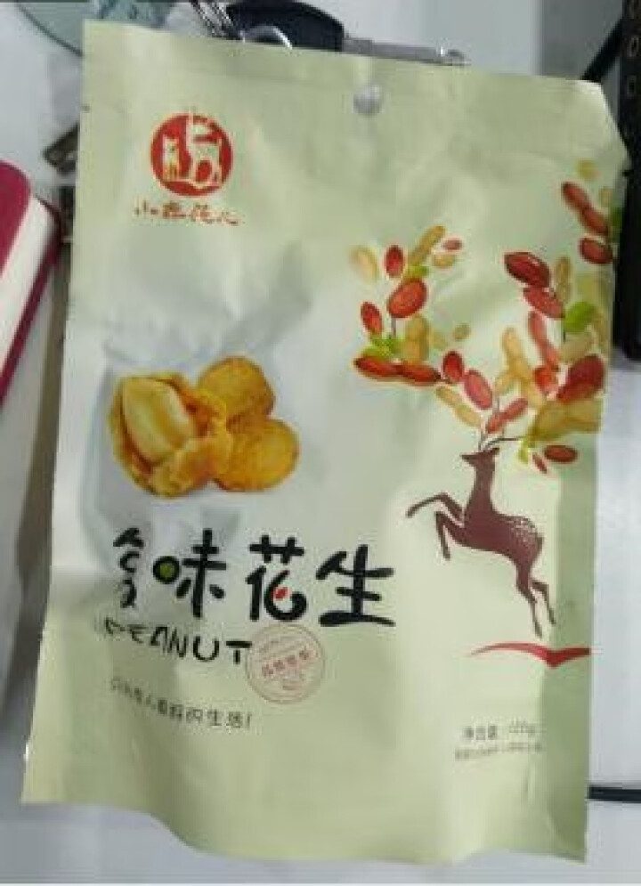 【小鹿范儿】 坚果炒货120G多味花生干果 休闲零食 花生小吃  下酒菜 120G 多味花生怎么样，好用吗，口碑，心得，评价，试用报告,第3张