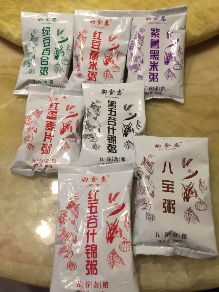 购食惠 7日粥道 五谷杂粮 粥米 7种700g（粥米 粗粮 组合 杂粮 八宝粥原料）怎么样，好用吗，口碑，心得，评价，试用报告,第4张