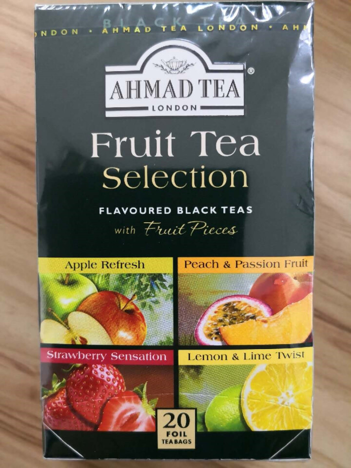 英国亚曼(AHMAD TEA)4种果味红茶组合苹果百香果柠檬草莓味袋泡2g*20包怎么样，好用吗，口碑，心得，评价，试用报告,第2张