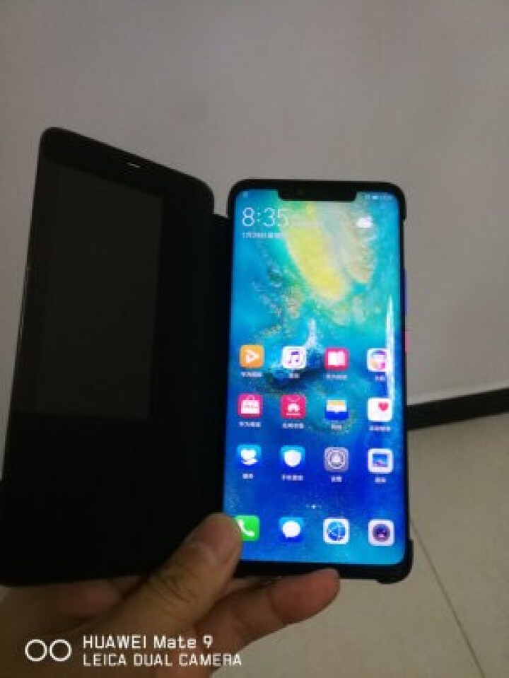 陌男 mate20pro手机壳真皮 智能翻盖保护套 手机套防摔 适用于华为mate20 mate20pro,第2张