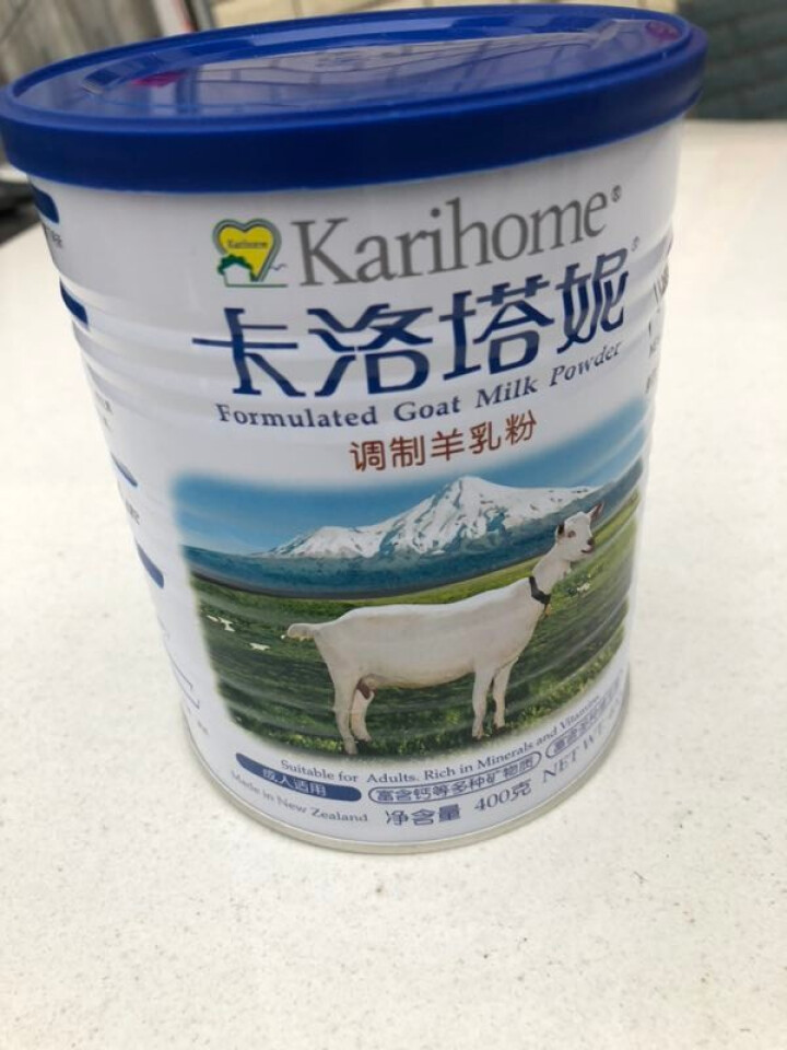 卡洛塔妮（karihome）配方羊奶粉400g罐装 新西兰原装进口羊奶粉 成人适用中老年奶粉蓝胖子怎么样，好用吗，口碑，心得，评价，试用报告,第2张