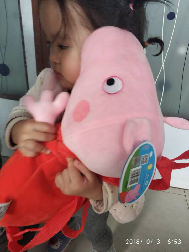 小猪佩奇（Peppa Pig）粉红猪小妹儿童卡通双肩背包 佩奇双肩包怎么样，好用吗，口碑，心得，评价，试用报告,第4张