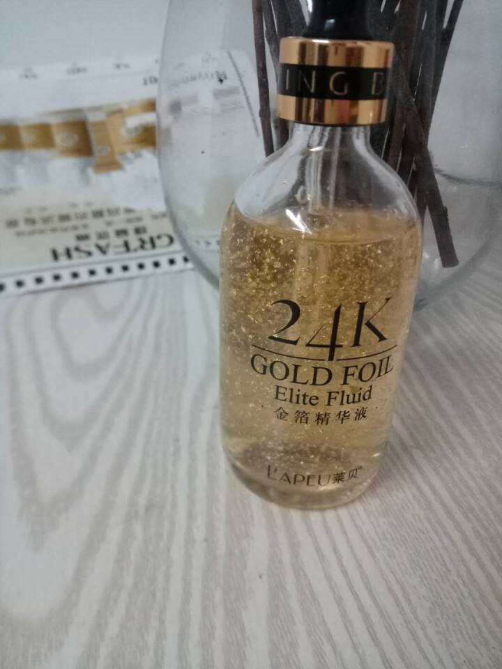 莱贝 24K黄金精华液玻尿酸原液面部精华补水保湿提拉紧致淡化细纹修复精华 100ml怎么样，好用吗，口碑，心得，评价，试用报告,第2张