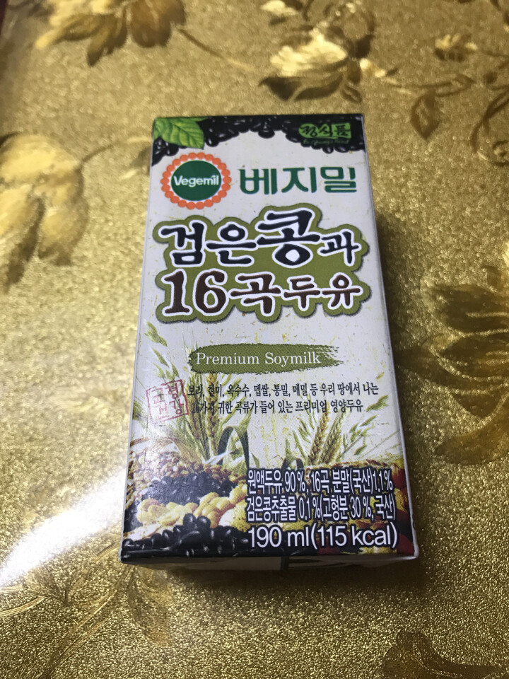 【韩国进口】倍吉美尔16谷物黑豆豆奶营养豆乳 190ml*2（体验装）怎么样，好用吗，口碑，心得，评价，试用报告,第4张