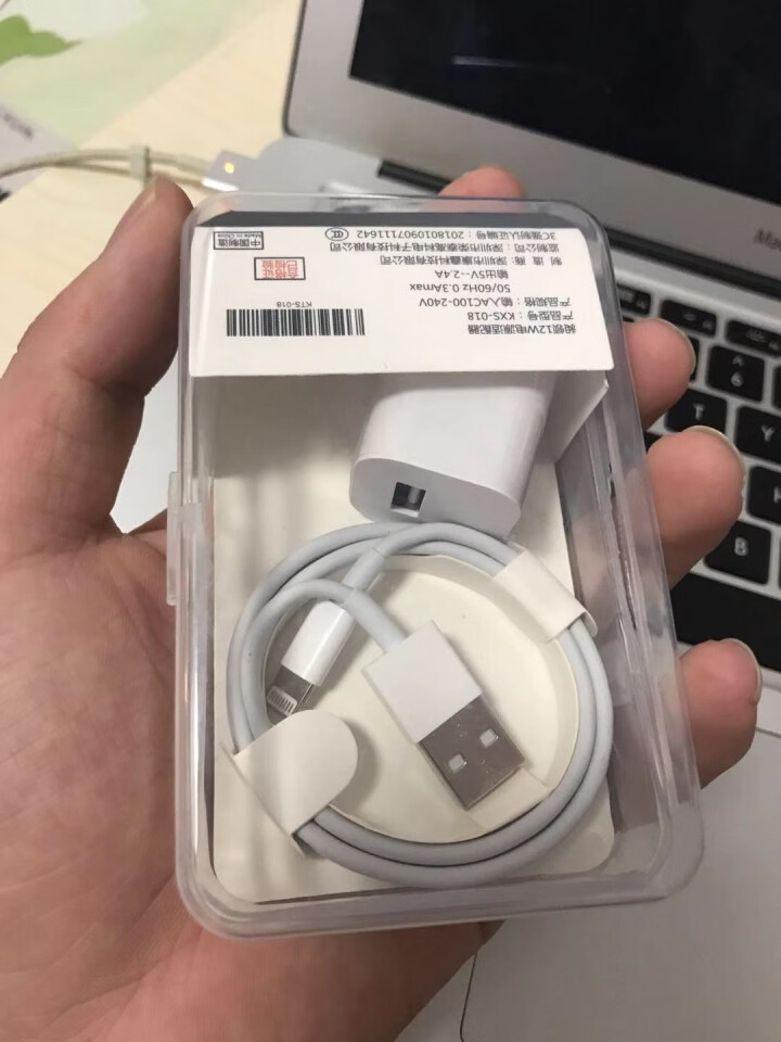 昶领苹果ipad充电器数据线套装适用iphoneXs Max/XR/8/7/6Splus/5s 5W USB电源适配器+连接线（1m） 3C认证昶领原装怎么样，,第2张