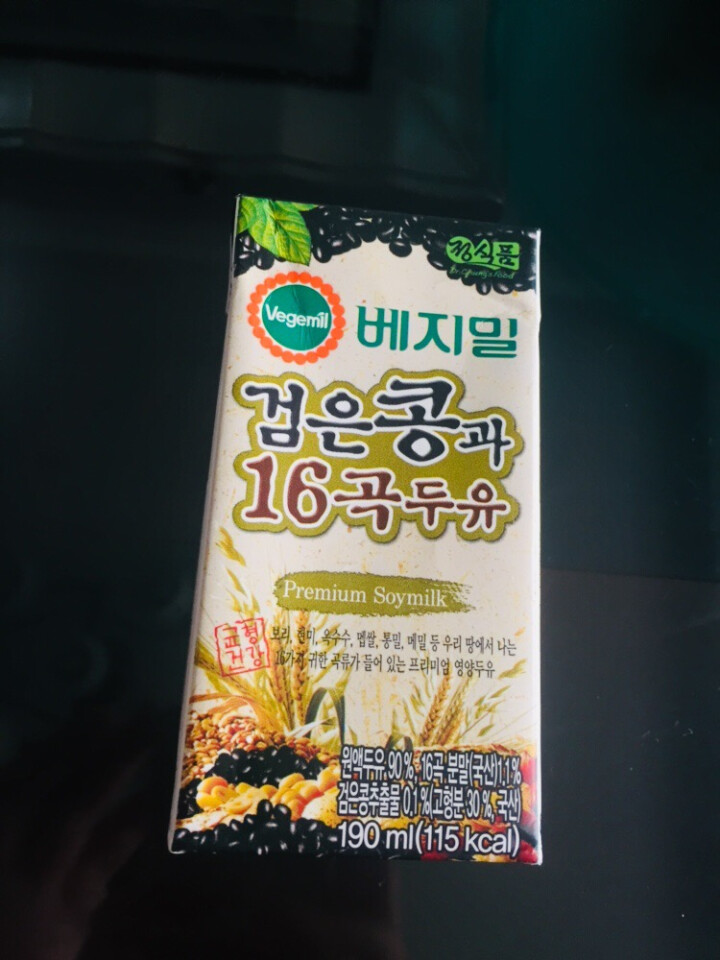 【韩国进口】倍吉美尔16谷物黑豆豆奶营养豆乳 190ml*2（体验装）怎么样，好用吗，口碑，心得，评价，试用报告,第2张