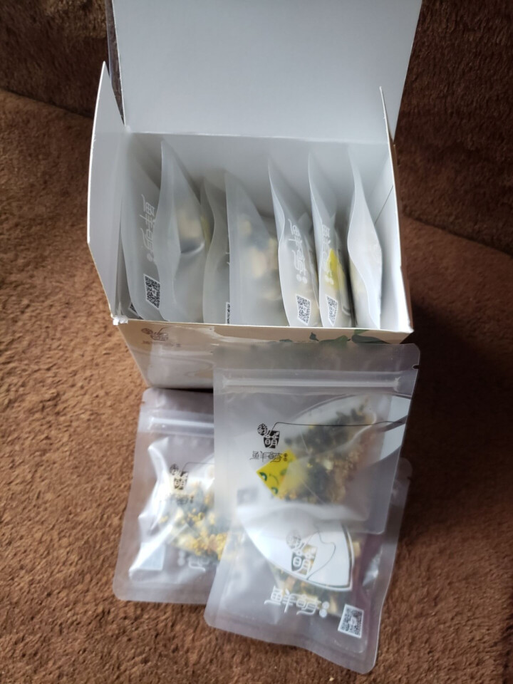 鲜萌花草茶 星恋桂花乌龙花茶 花草茶独立三角茶包 安溪铁观音桂花浓香组合茶 冷泡茶包养生茶12袋/盒怎么样，好用吗，口碑，心得，评价，试用报告,第2张