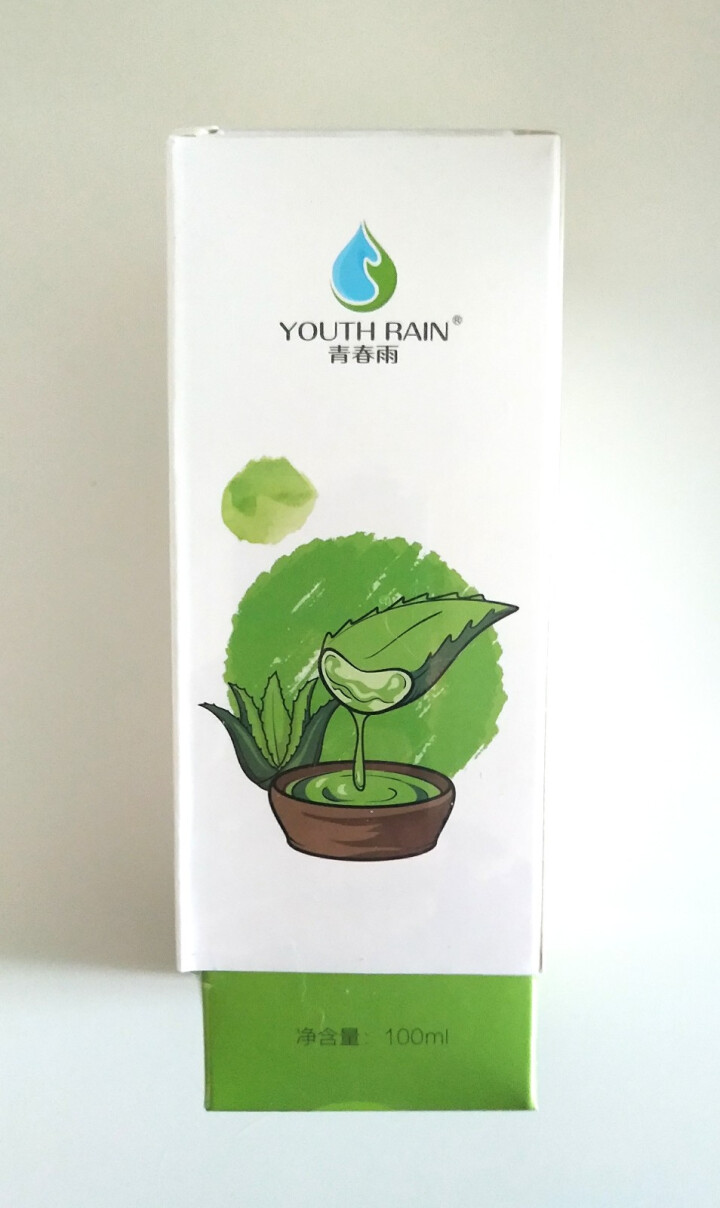 青春雨（YOUTH RAIN）氨基酸芦荟洁面乳100ml 洗面奶男女通用 保湿补水 控油祛痘深层清洁 1支装怎么样，好用吗，口碑，心得，评价，试用报告,第2张