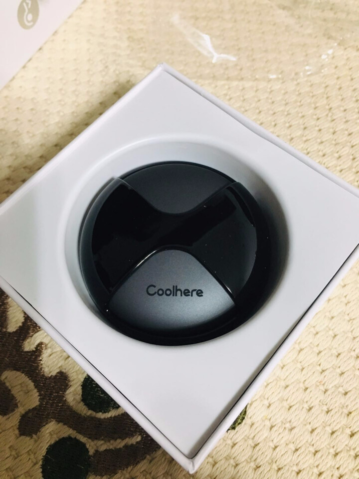 COOLHERE 蓝牙耳机 UFO迷你型无线智能降噪防水运动耳机双耳立体声TWS无线耳机 黑色怎么样，好用吗，口碑，心得，评价，试用报告,第6张