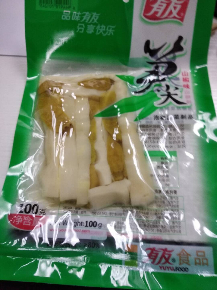 有友 泡椒凤爪泡椒味休闲零食 山椒味笋尖100g怎么样，好用吗，口碑，心得，评价，试用报告,第3张