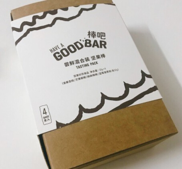 棒吧goodbar 混合坚果能量棒 多味混合32g*4只 干果代餐棒 蜂蜜谷物什锦 早午晚餐孕妇零食 混合装 4条/盒怎么样，好用吗，口碑，心得，评价，试用报告,第2张