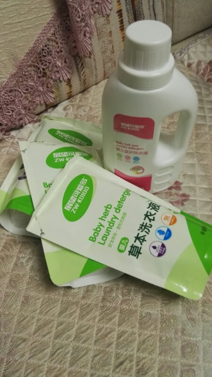 展望可爱多（ZW·KOIDO） 婴儿草本洗衣液新生儿宝宝儿童专用洗衣液 1L+500ML*3怎么样，好用吗，口碑，心得，评价，试用报告,第3张