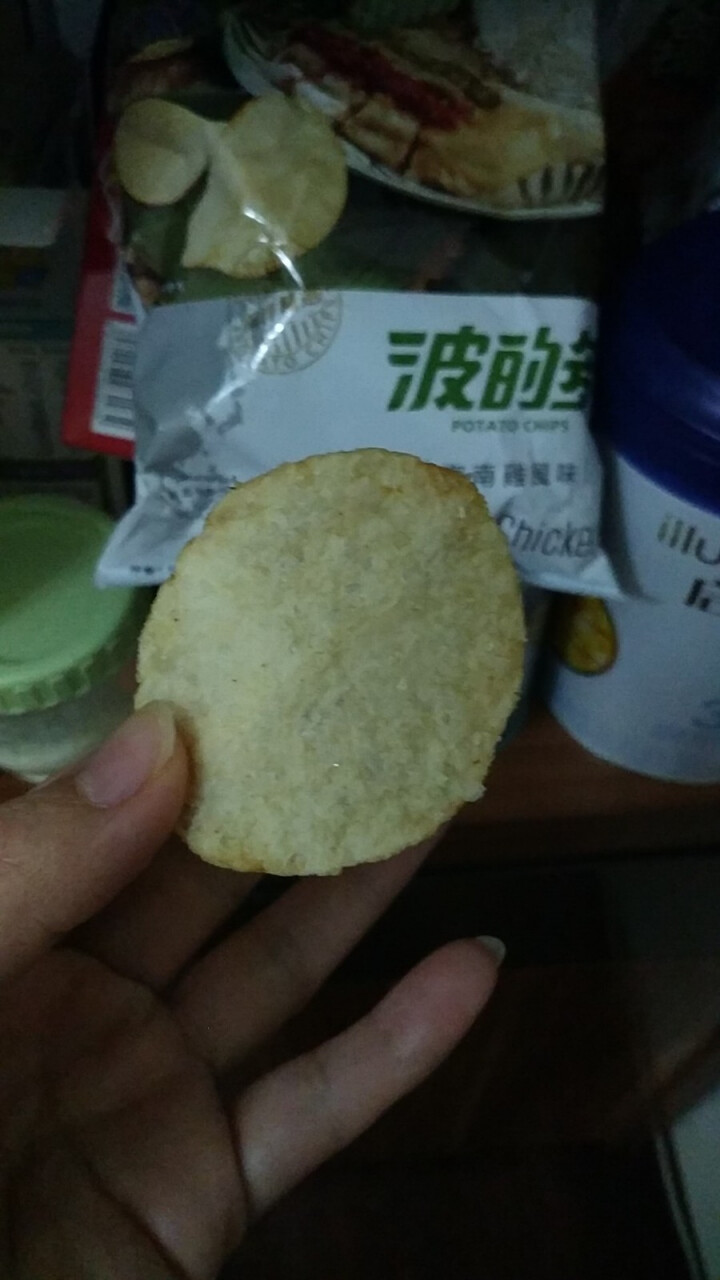 台湾进口食品 华元咸蛋黄风味薯片54g 办公室膨化食品休闲零食薯片特产小吃 海南鸡风味怎么样，好用吗，口碑，心得，评价，试用报告,第4张