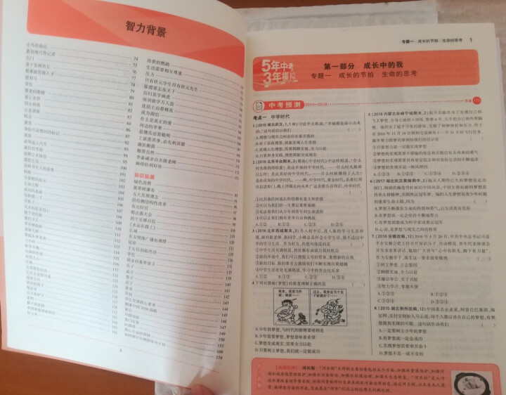 2019版曲一线五年中考三年模拟 53中考总复习专项突破 全国版 5年中考3年模拟 53中考复习 政治怎么样，好用吗，口碑，心得，评价，试用报告,第5张