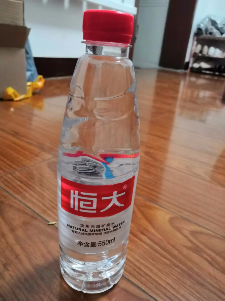 【整箱买一送一】恒大 天然矿泉水饮用水瓶装水非纯净水 550ml*1瓶（样品不售卖）怎么样，好用吗，口碑，心得，评价，试用报告,第4张