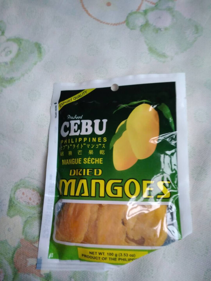 CEBU宿雾芒果干进口菲律宾特产办公室休闲零食品果肉宿务水果干果脯蜜饯 芒果干100g 1包怎么样，好用吗，口碑，心得，评价，试用报告,第2张