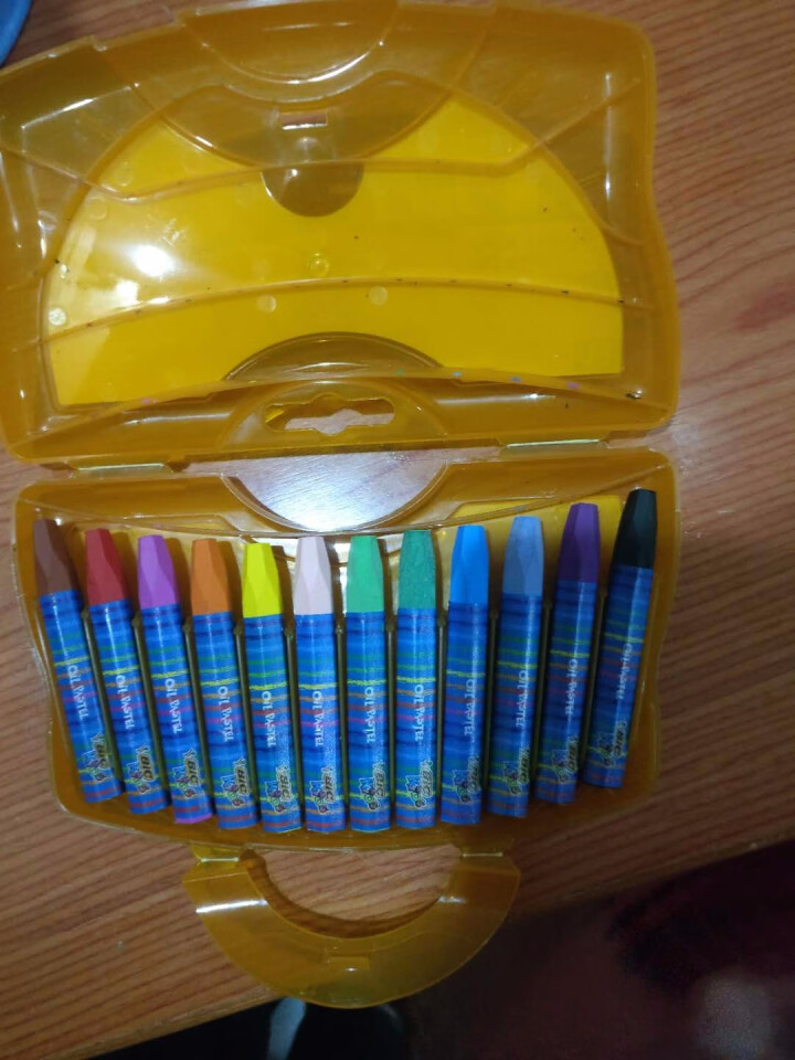 BIC 丝滑油画棒 Kids （12色塑盒）进口品牌文具儿童绘画蜡笔怎么样，好用吗，口碑，心得，评价，试用报告,第5张