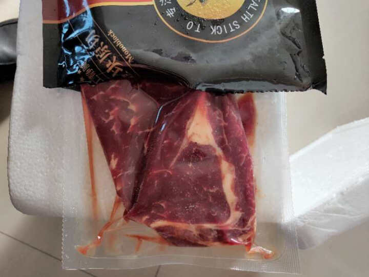 恒品珑澳洲草饲进口整肉原切手工轻微秘料腌制牛排套餐 眼肉2片 西冷2片怎么样，好用吗，口碑，心得，评价，试用报告,第3张