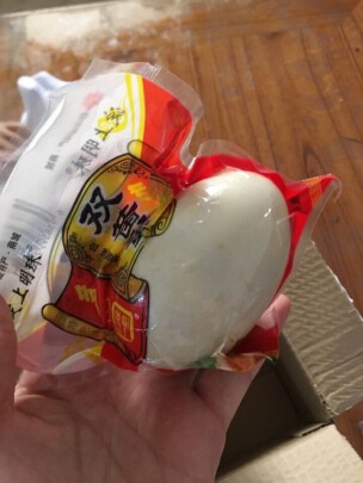 购食惠 双黄咸鸭蛋 双黄蛋 白洋淀油黄咸蛋熟 1枚装110g怎么样，好用吗，口碑，心得，评价，试用报告,第3张