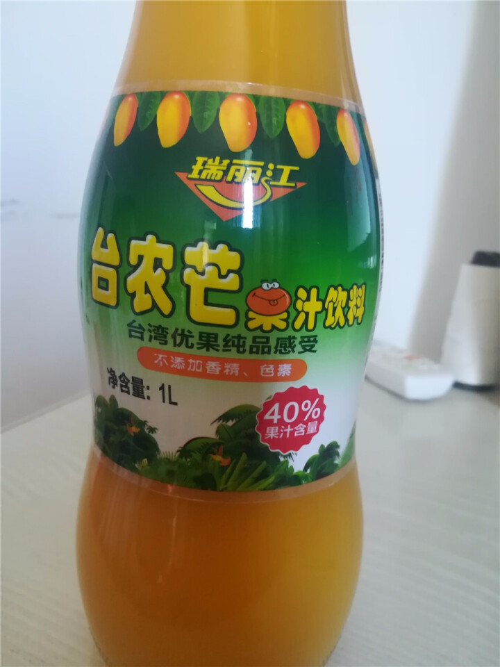 【云南馆】瑞丽江台农芒果汁饮料云南特产瓶装1L怎么样，好用吗，口碑，心得，评价，试用报告,第5张