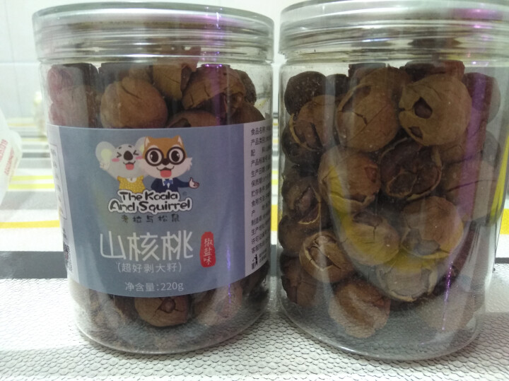 考拉与松鼠 特好剥山核桃椒盐味220g*2罐大籽 临安坚果炒货小胡桃怎么样，好用吗，口碑，心得，评价，试用报告,第2张