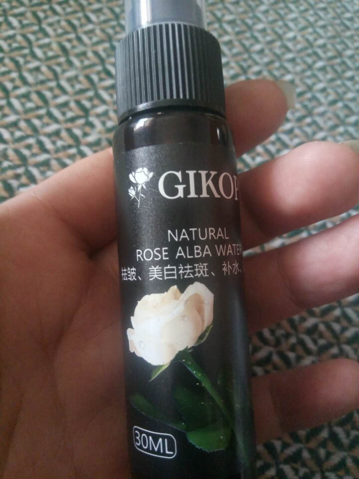 GIKOP保加利亚有机白玫瑰纯露爽肤水喷雾 补水保湿 焕白控油 滋润营养 紧致毛孔男女适用 白玫瑰30ML怎么样，好用吗，口碑，心得，评价，试用报告,第2张