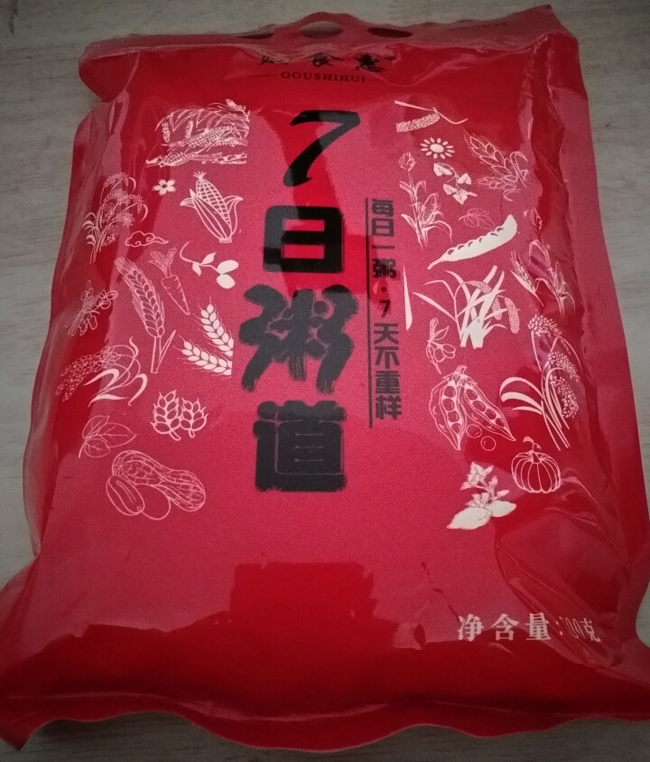 购食惠 7日粥道 五谷杂粮 粥米 7种700g（粥米 粗粮 组合 杂粮 八宝粥原料）怎么样，好用吗，口碑，心得，评价，试用报告,第4张