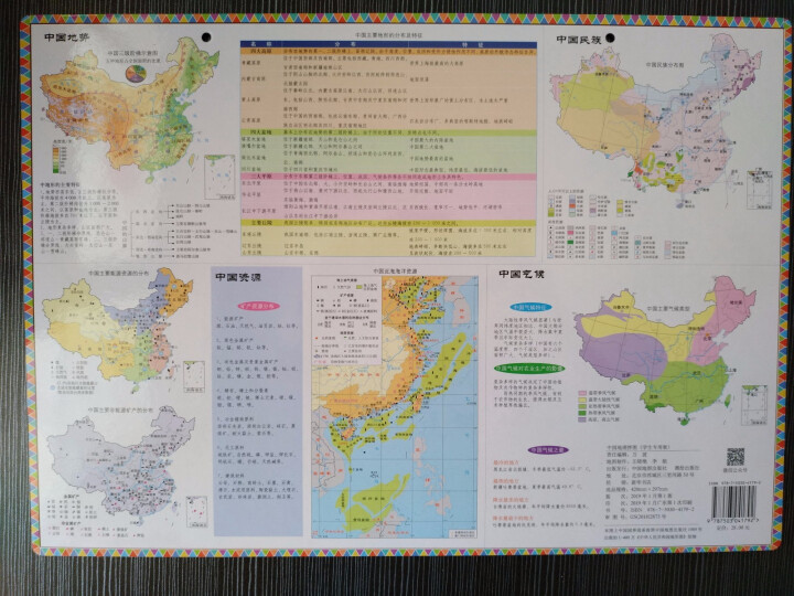 【学生专用版】2019全新版 中国地理拼图 磁力拼图 行政区划 地形气候民族资源能源 新课标地理怎么样，好用吗，口碑，心得，评价，试用报告,第8张